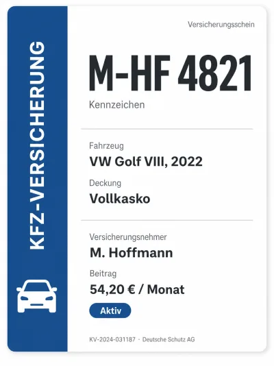 KFZ – Seite 2