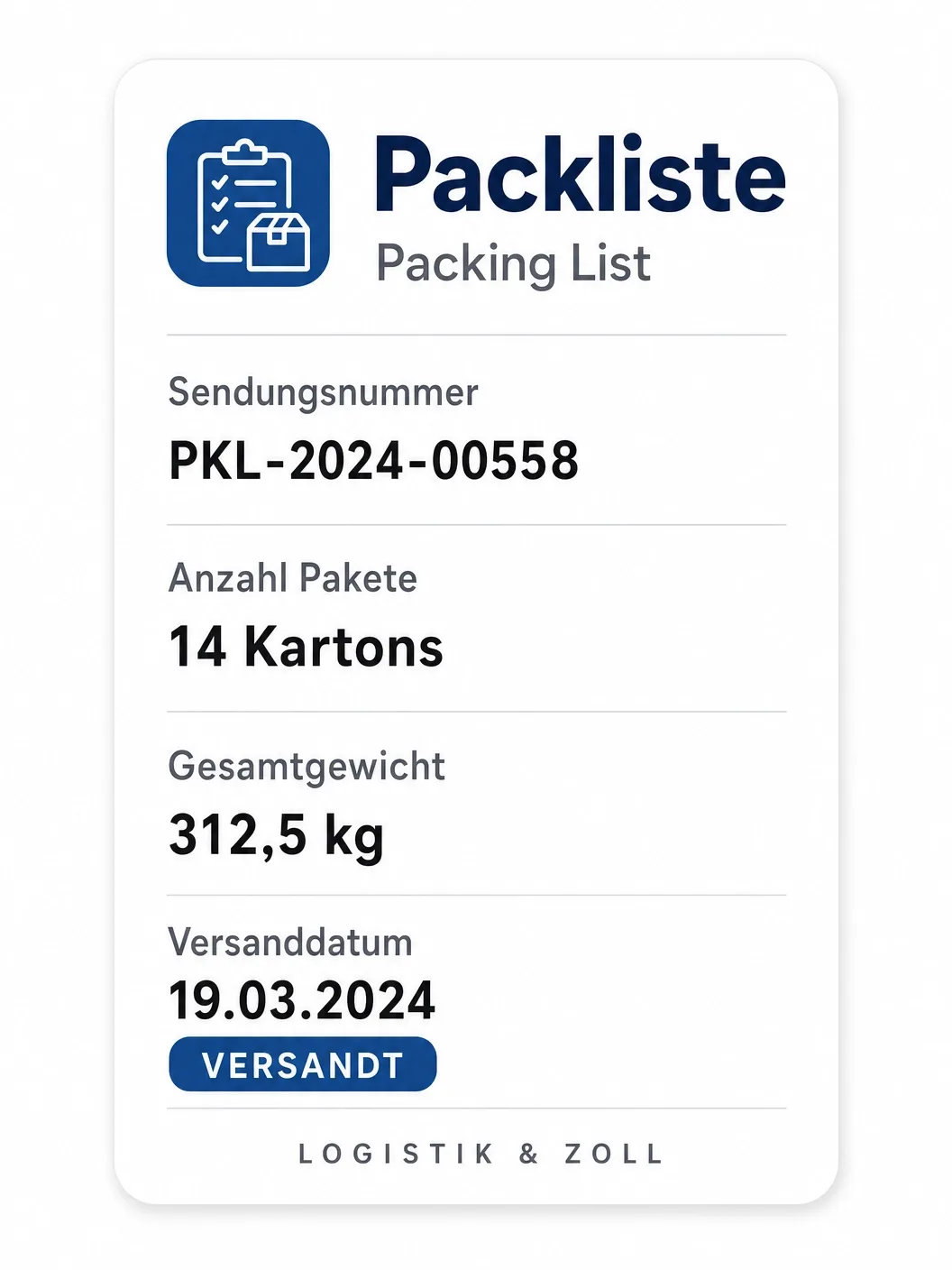 Packliste